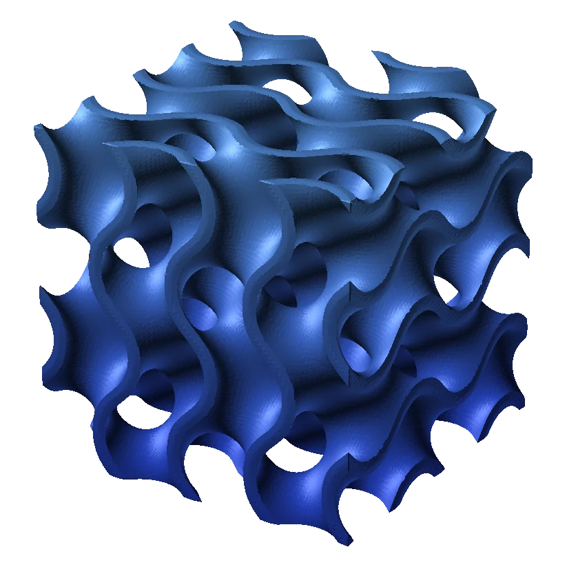 Gyroid sheet lattice